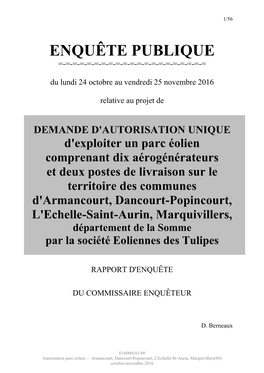 Enquête Publique =-=-=-=-=-=-=-=-=-=-=-=-=-=-=-=-=-=-=-=-=