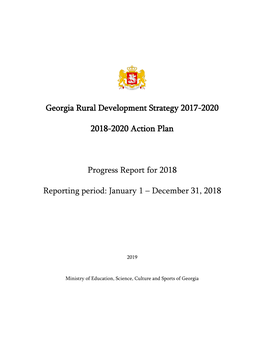 Georgia Rural Development Strategy 2017-2020