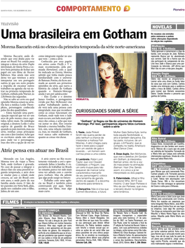 Uma Brasileira Em Gotham Sofrer Alterações Dependendo Da Edição Dos Capítulos