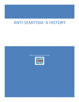 Anti-Semitism: a History