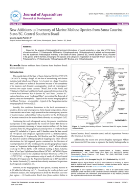 New Additions to Inventory of Marine Mollusc Species from Santa