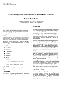 Sistemas De Historia Clínica Electrónica