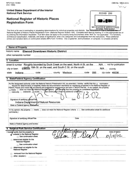 National Register of Historic Places / Registration Form X\0