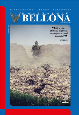 Kwartalnik Bellona Nr 1 2014