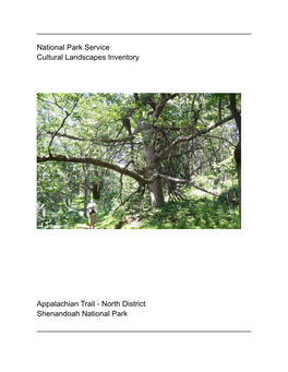 Cultural Landscapes Inventory: Appalachian Trail