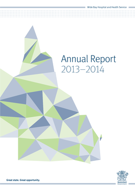 Wide Bay Hospital and Health Service Report Objective