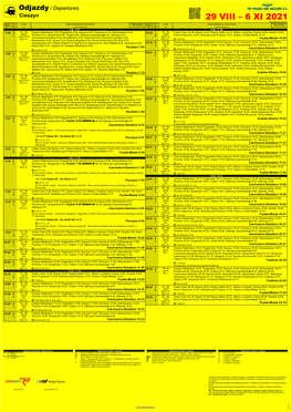 Odjazdy 29 VIII – 6 XI 2021.Pdf