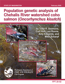 Population Genetic Analysis of Chehalis River Watershed Coho Salmon (Oncorhynchus Kisutch)