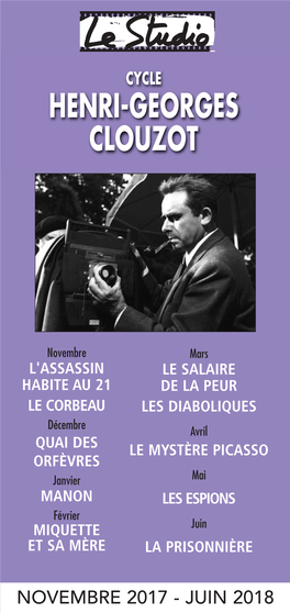 Cycle Henri-Georges Clouzot