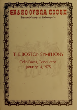 Boston Symphony Orchestra Concert Programs, Season 94