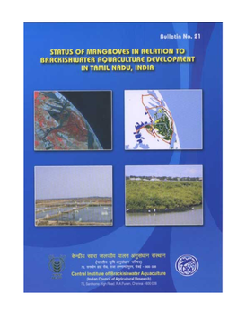 Status of Mangroves in Relation to Brackishwater Aquaculture Development in Tamil Nadu, India