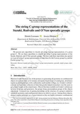 The String C-Group Representations of the Suzuki, Rudvalis and O'nan