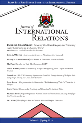 Journal of International Relations