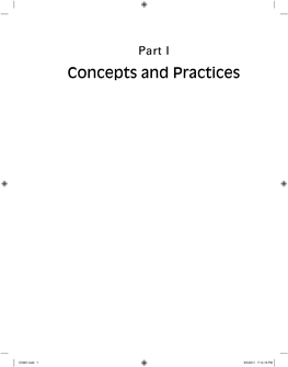 Concepts and Practices