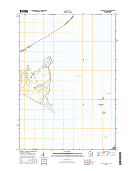 USGS 7.5-Minute Image Map for Chambers Island, Wisconsin