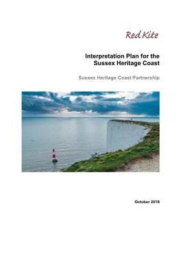 Interpretation Plan for the Sussex Heritage Coast