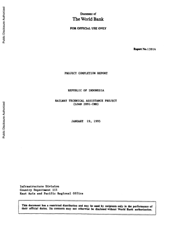 World Bank Document