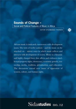 SOCIAL and POLITICAL FEATURES of MUSIC in AFRICA Social and Political Features of Music in Africa