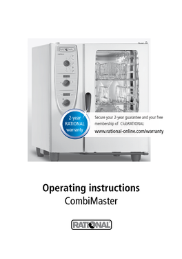 Operating Instructions Combimaster Explanation of the Pictograms