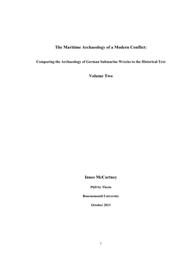 The Maritime Archaeology of a Modern Conflict: Volume Two Innes