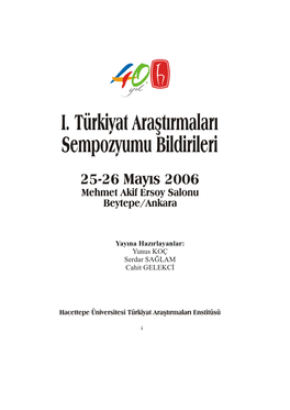 Kuramsal Ve Kurumsal Bağlamda Türkiye Türkolojisini Yeniden