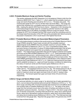 South Texas Project Units 3 & 4 COLA