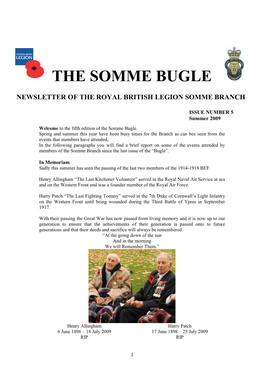 The Somme Bugle