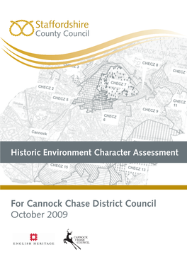 For Cannock Chase District Council October 2009