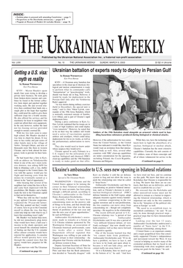 The Ukrainian Weekly 2003, No.10