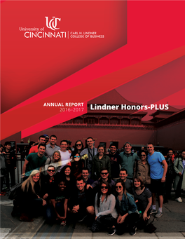 Lindner Honors-PLUS Annual Report, 2016-2017