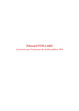 Édouard VUILLARD