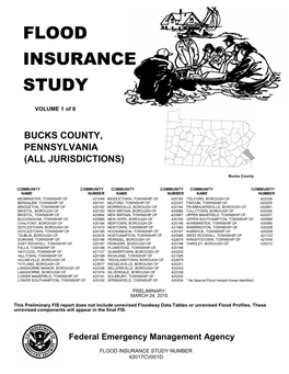 Flood Insurance Study