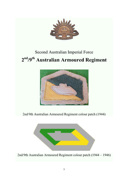 2 /9 Australian Armoured Regiment