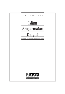 İslâm Araştırmaları Dergisi