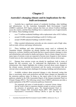 Report: Current and Future Impacts of Climate Change on Housing