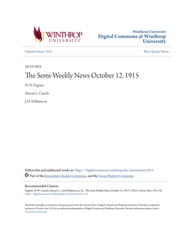 The Semi-Weekly News October 12, 1915