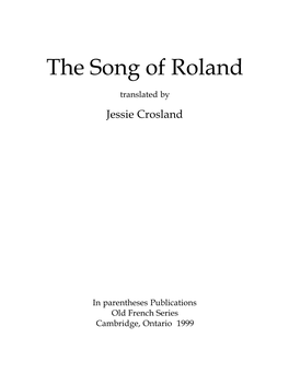 The Song of Roland