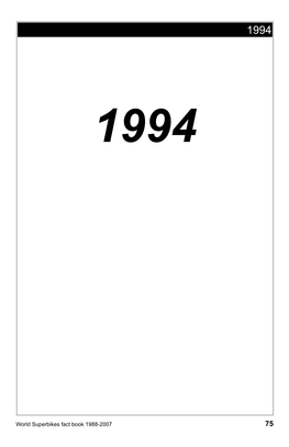 World Superbikes Fact Book 1988-2007