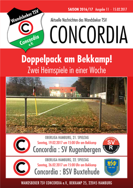 Doppelpack Am Bekkamp! Zwei Heimspiele in Einer Woche