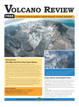 Fire and Ice: the Rise and Fall of the Crater Glacier