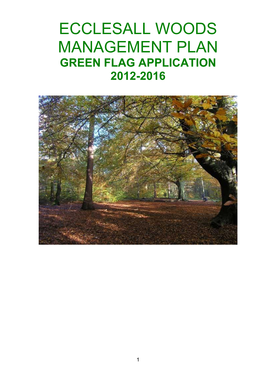 2012-2016 Ecclesall Woods Management Plan