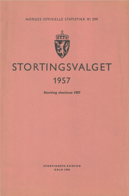 Stortingsvalget 1957