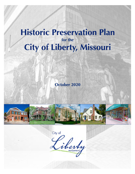Historic Preservation Plan for the City of Liberty, Missouri