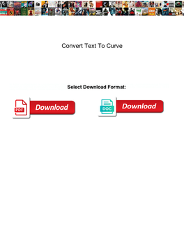 Convert Text to Curve