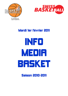 Mardi 1Er Février 2011 Saison 2010-2011