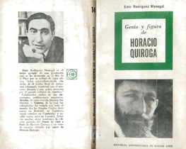 Genio Y Figura De Horacio Quiroga