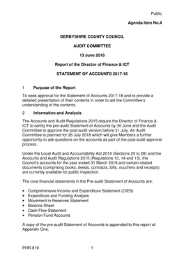 2018-06-13 Statement of Accounts