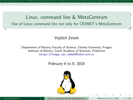 Linux, Command Line & Metacentrum