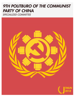 9Th POLITBURO of the COMMUNIST PARTY of CHINA