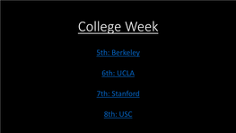 College Week